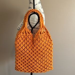 NWT JCrew Cadiz Hand-knotted Rope Tote